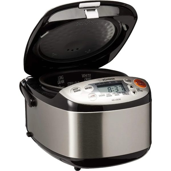 Second image of Rice Cooker & Warmer 3-Cups (uncooked) Stainless Multicooker Kitchen Appliances Home