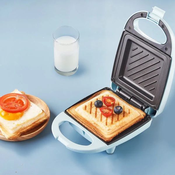 Multifunctional Household Appliance Sandwich Machine Breakfast Fast Toast Pan Folded Press Waffle Electric Grill Pot