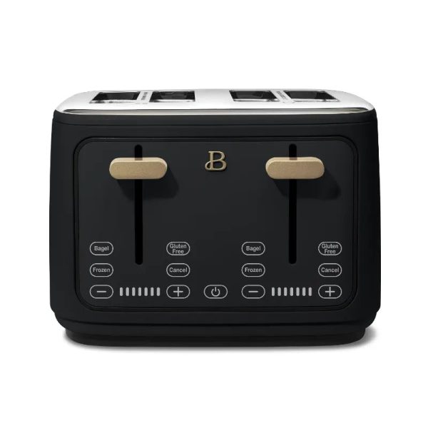 Second image of 4 Slice Toaster, Black Bread Machine Home Appliance