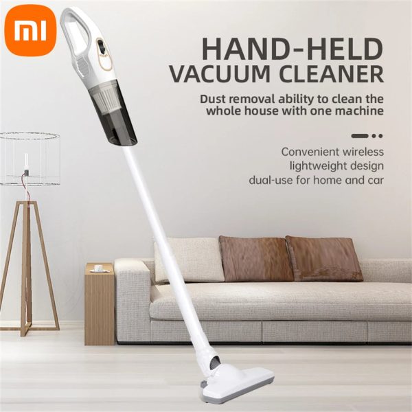 New Xiaomi 120000Pa 5 in1 Wireless Car Vacuum Cleaner Cordless Handheld Auto Vacuum Home & Car Dual Use Mini Vacuum Appliances