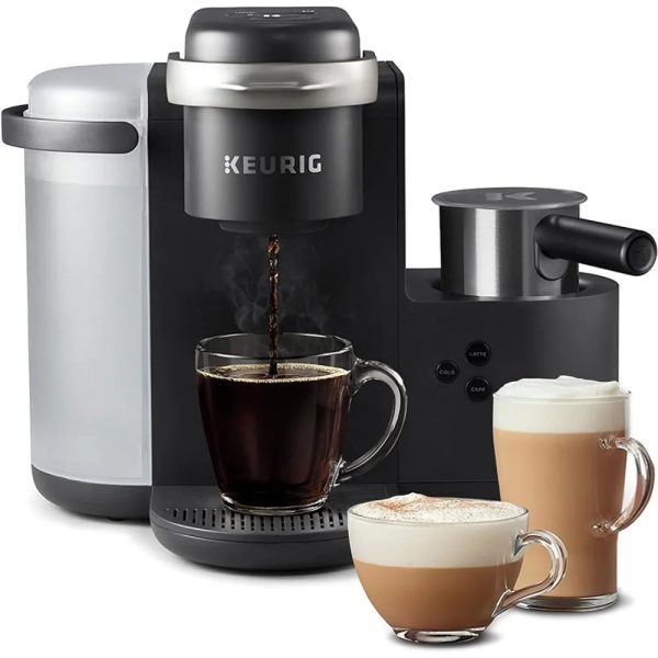 K-Cafe Single Serve K-Cup Coffee, Latte and Cappuccino Maker, Dark Charcoal coffee maker Home Appliances